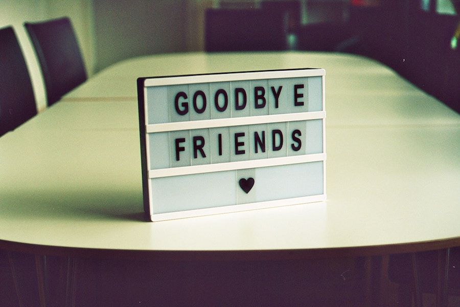 departing a company