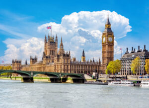 The palace of Westminster