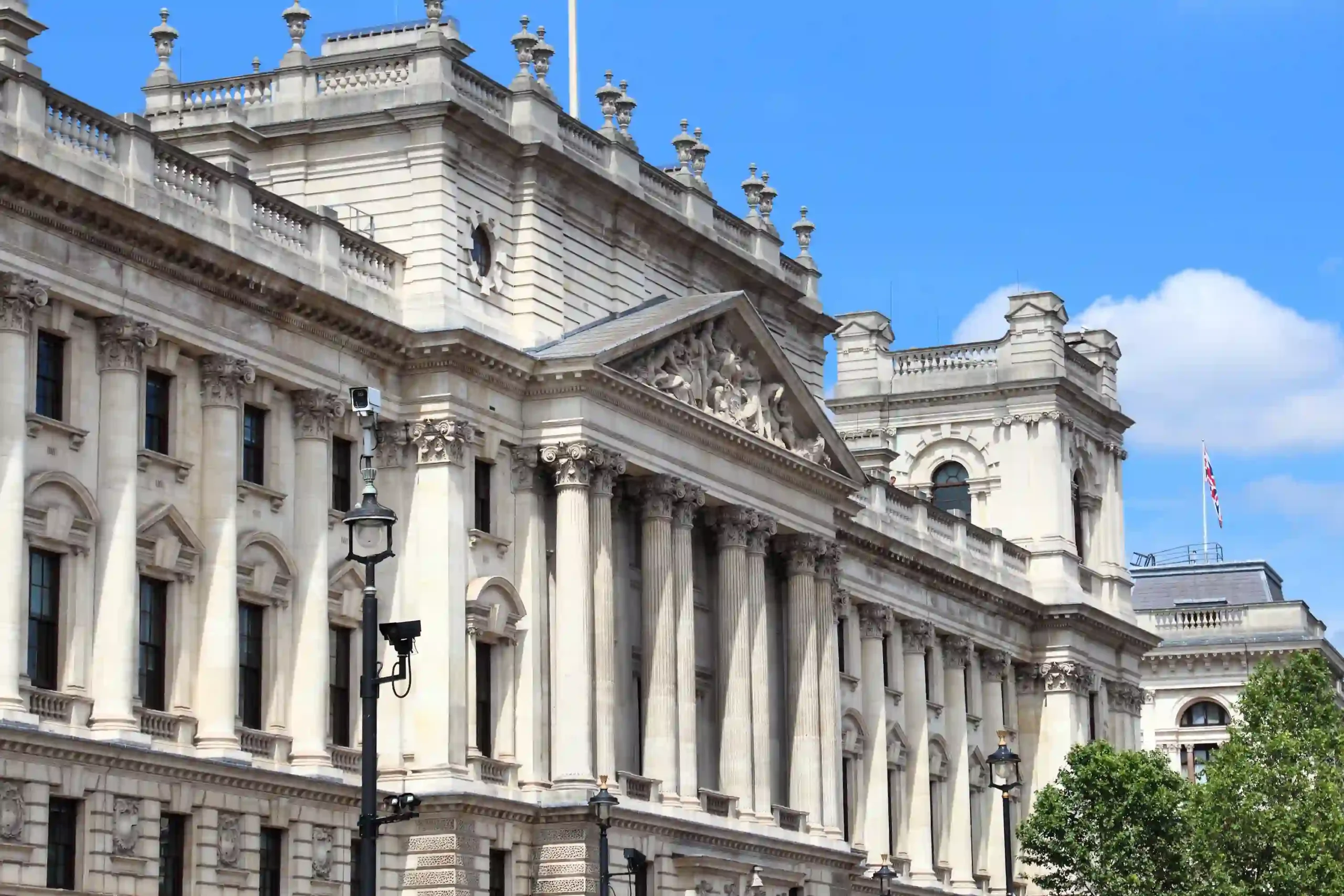 A picture of the HM Revenue & Customs building in central London.