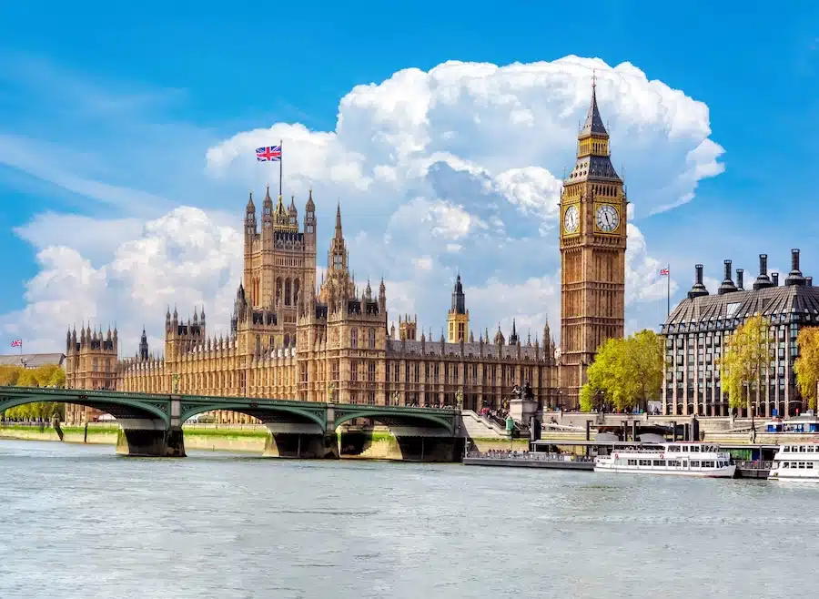 A picture of Westminster palace