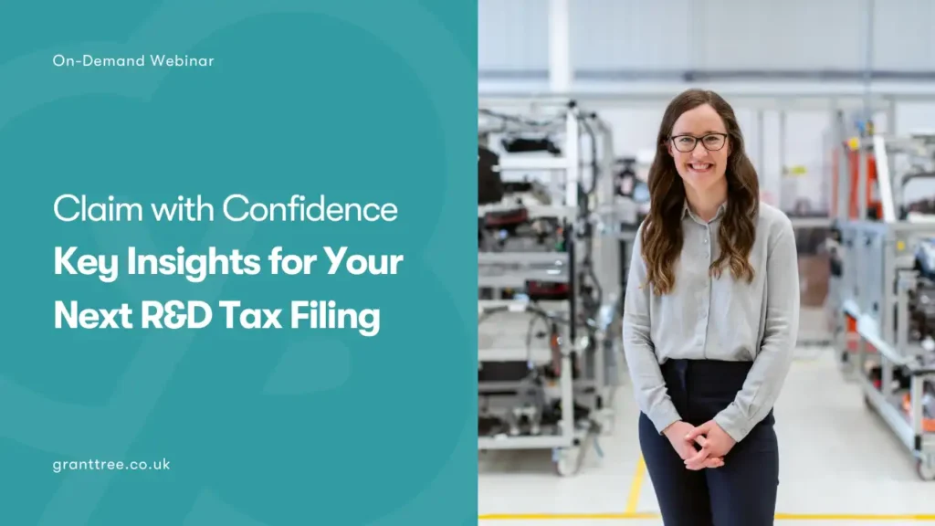 A thumbnail for our webinar, Claim with Confidence: Key Insights for Your Next R&D Tax Filing