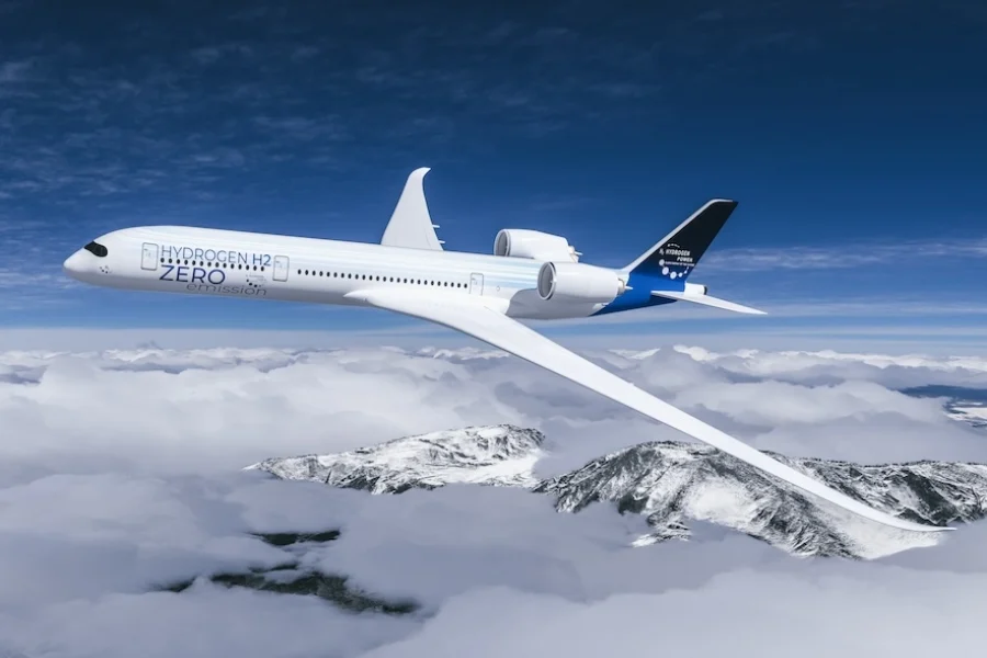 An image of a zero emissions aircraft